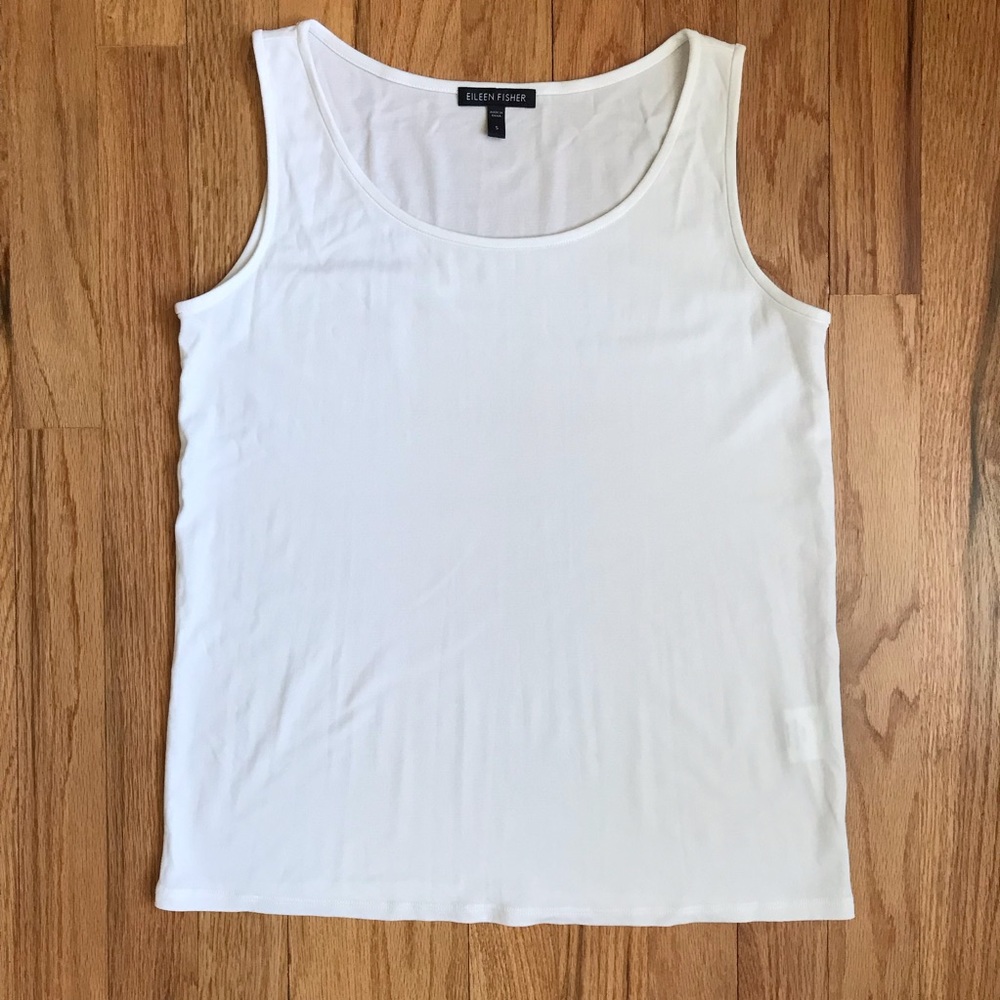 Eileen Fisher silk jersey tank top